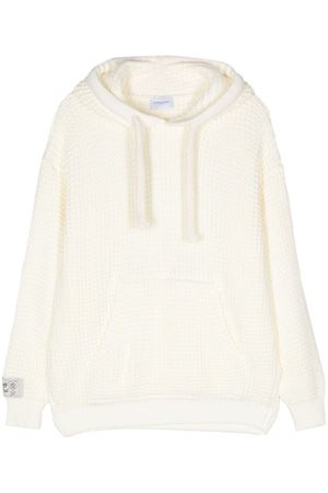 White wool blend hoodie FAMILY FIRST | SWF2412WHITE